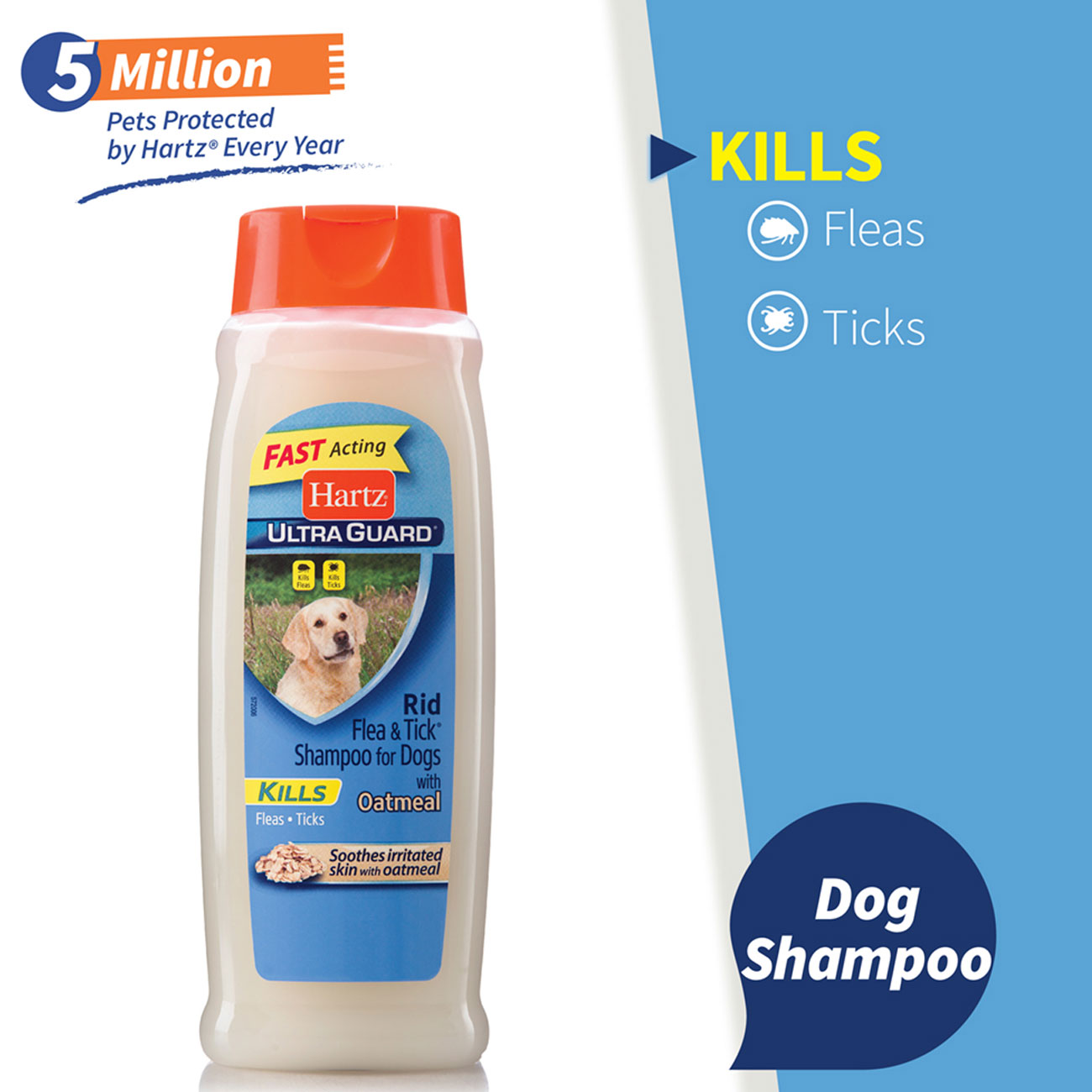 HARTZ UltraGuard Pro Flea & Tick Dog Shampoo, 18-oz bottle 