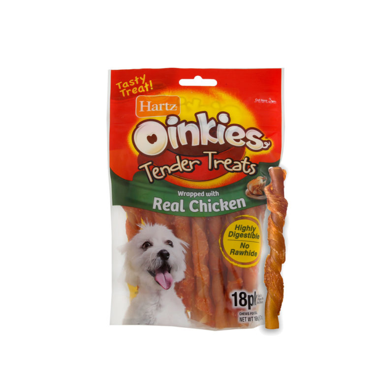 Hartz® Oinkies® Tender Treats with Chicken - 18 Pack | Hartz