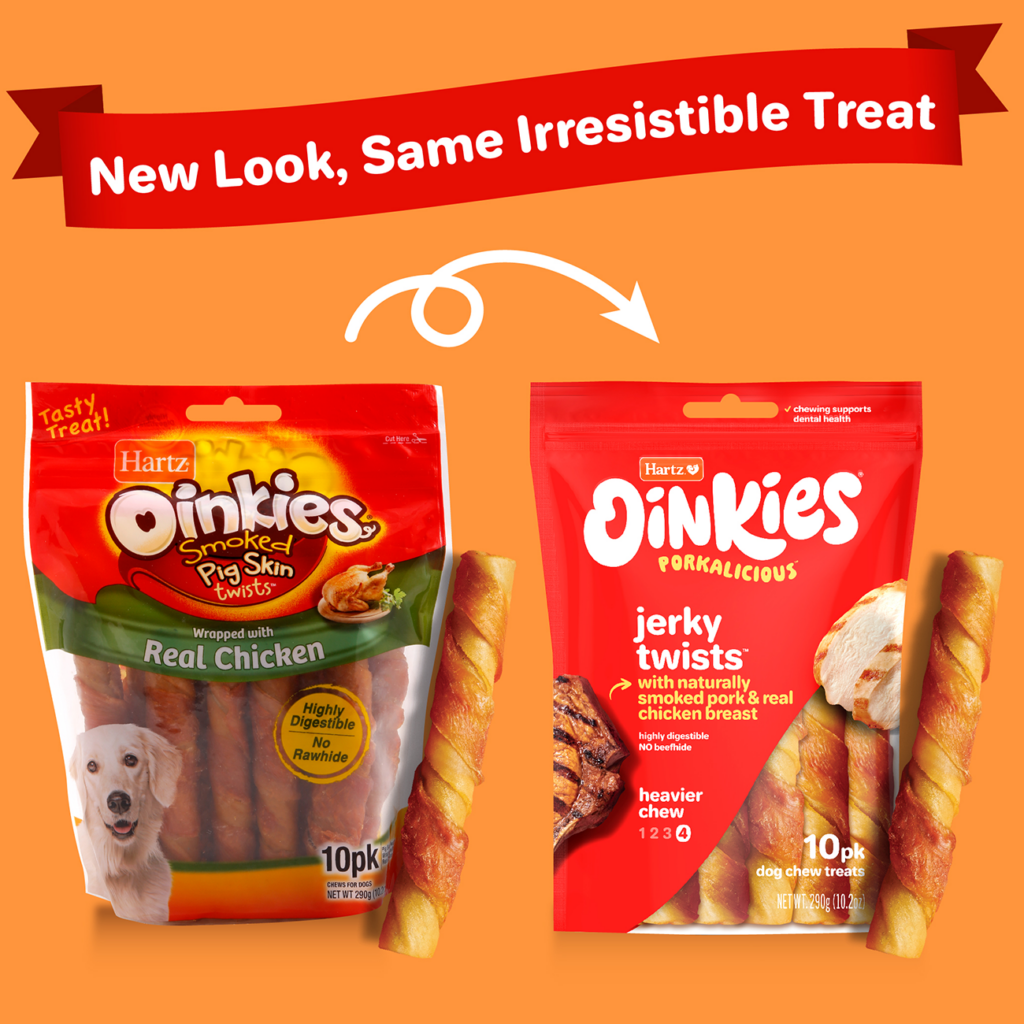 Hartz® Oinkies® Porkalicious™ Jerky Twists 10 pack Hartz