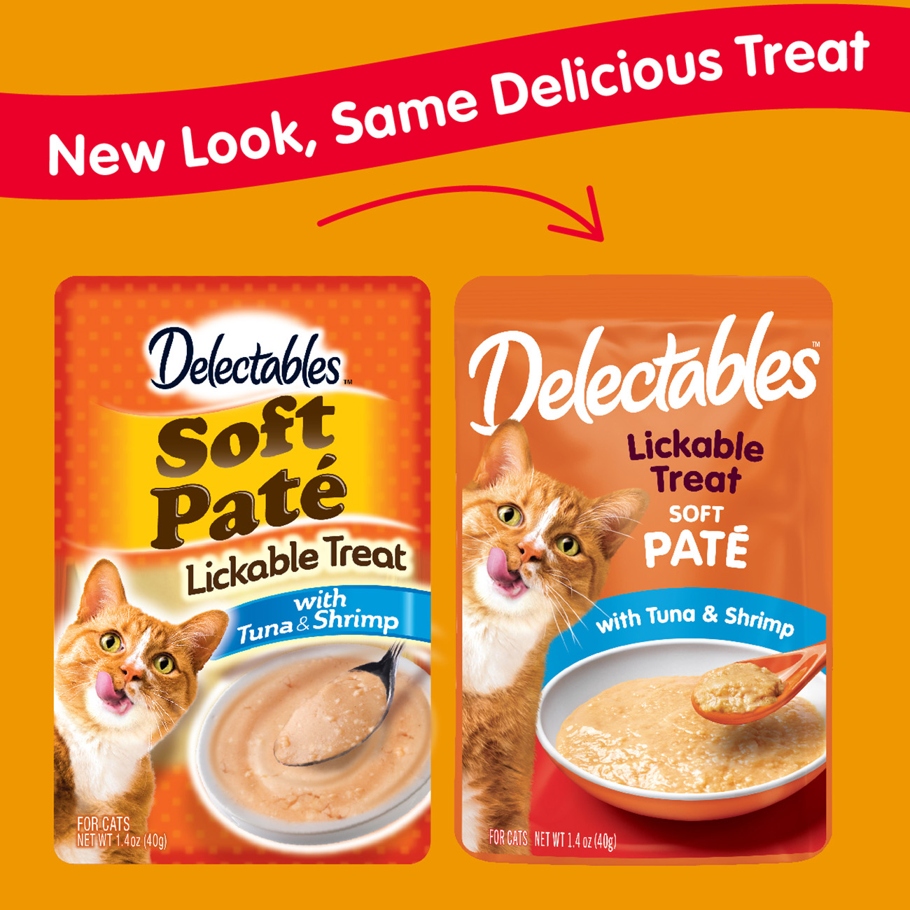 Delectables Lickable Treat Soft Pat Tuna Shrimp Hartz