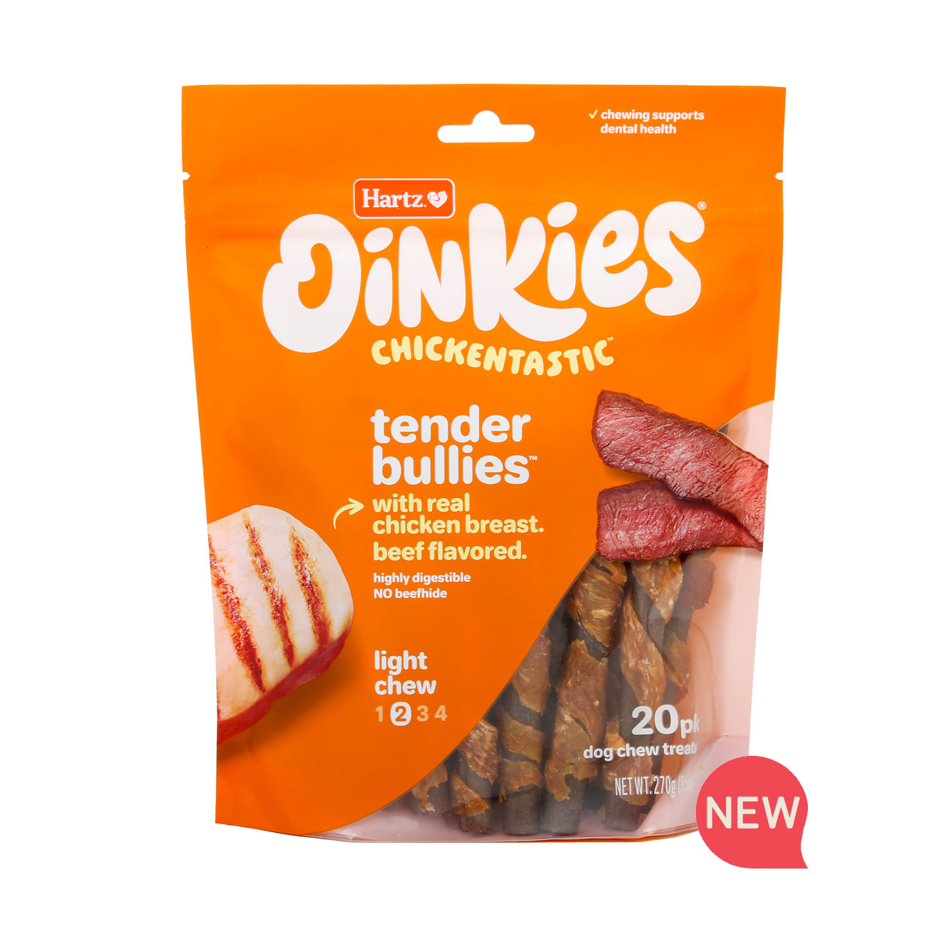 Hartz® Oinkies® Chickentastic™ Tender Bullies™ – 20 pack | Hartz