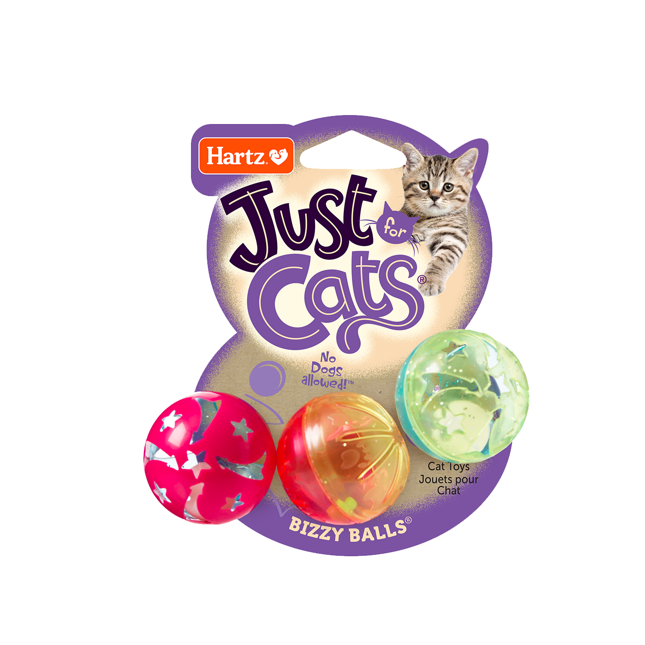 Hartz Just For Cats® Bizzy Balls® Cat Toy