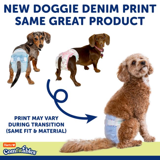 New Doggie Denim Print, Same Great Product